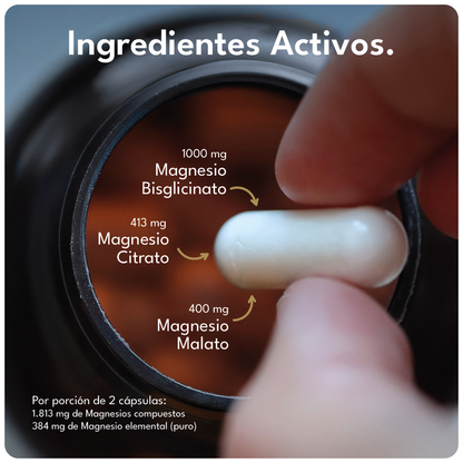 Magnesium Glycinate X3 cápsulas